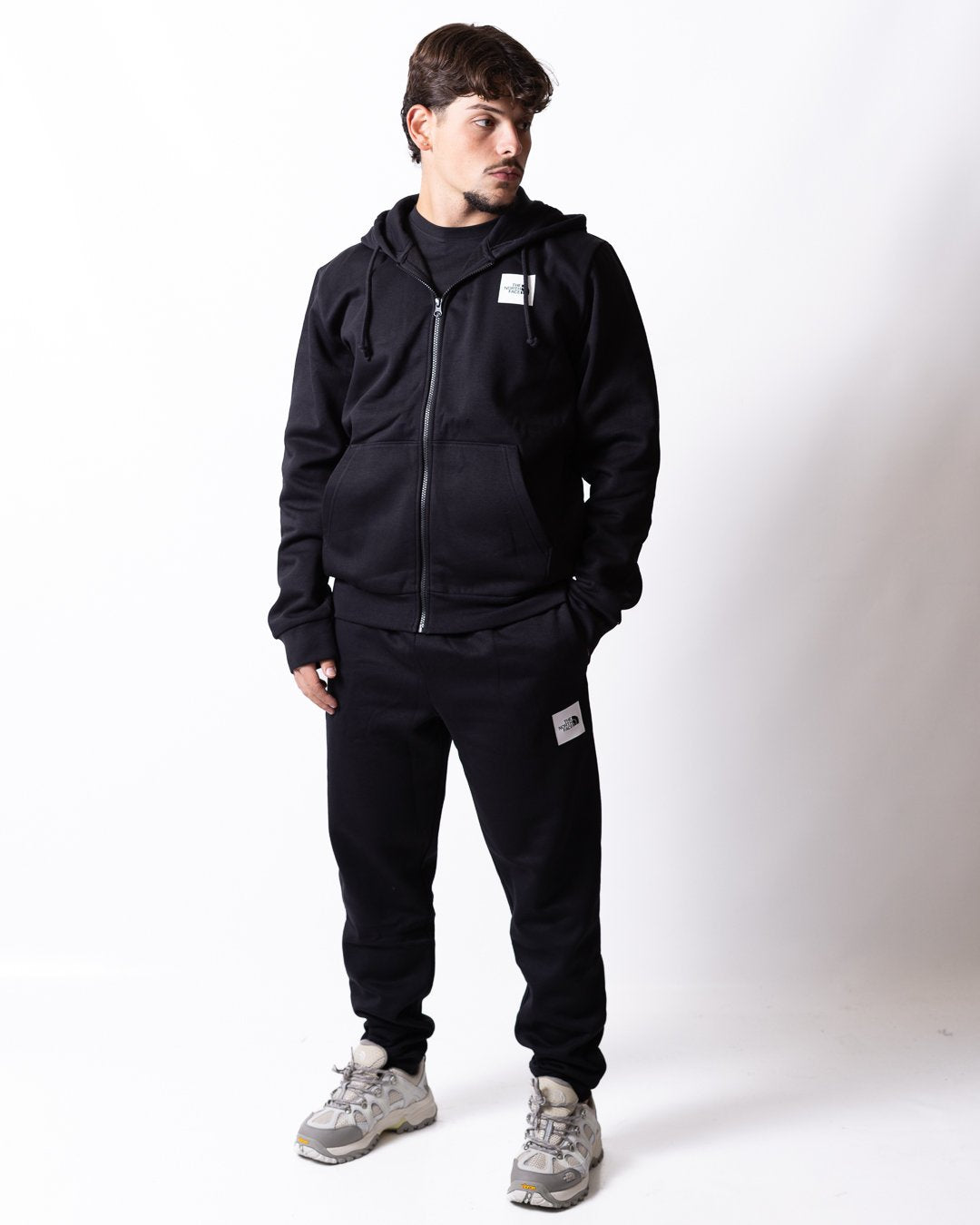 Felpa The North Face con cappuccio e logo stampato
