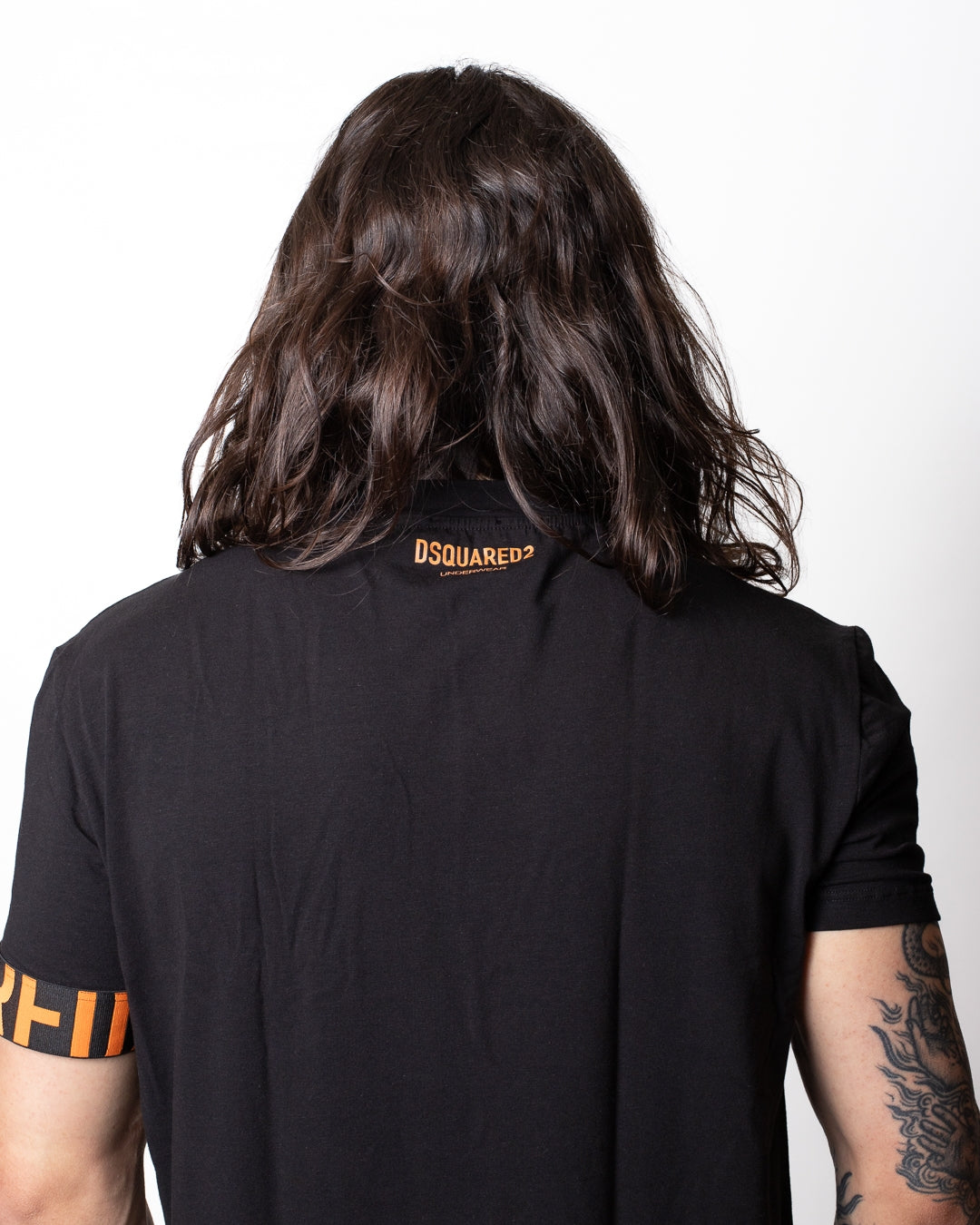 T-Shirt Dsquared2 con fascia logata sulla manica