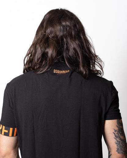 T-Shirt Dsquared2 con fascia logata sulla manica