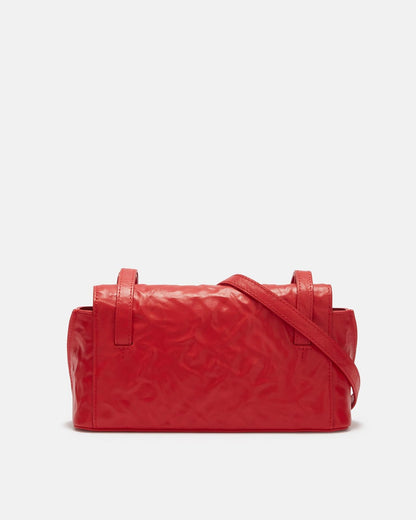 Borsa John Richmond in vera pelle con tracolla effetto ruvido donna