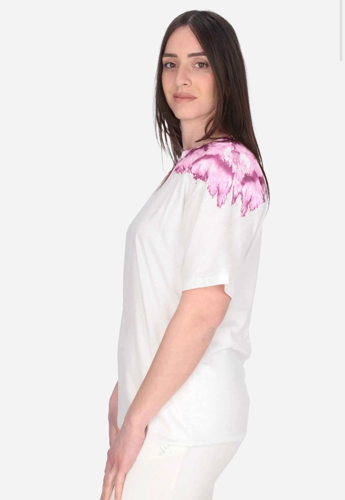 T-Shirt Marcelo Burlon "Icon Wings Multicolor" donna