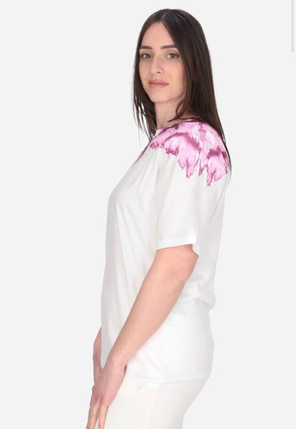 T-Shirt Marcelo Burlon "Icon Wings Multicolor" donna