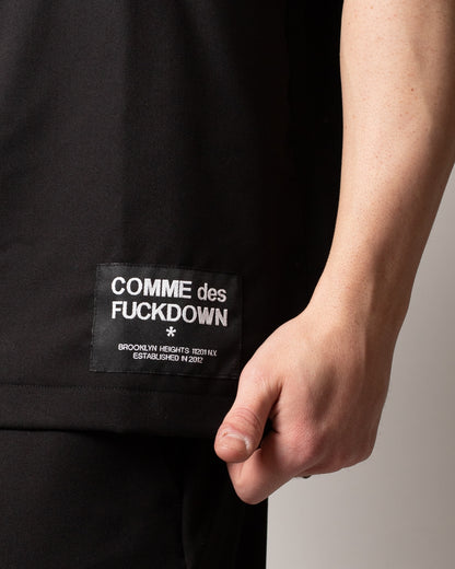 Camicia Comme des Fuckdown fullzip in tessuto cotoniero uomo