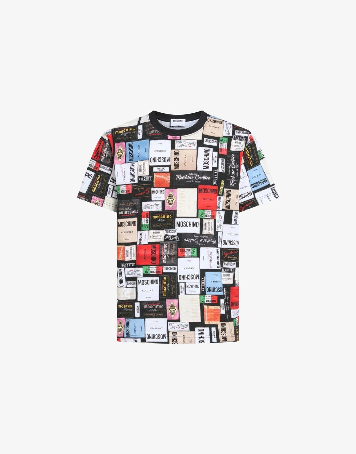 T-Shirt Moschino "Labels All-over" uomo