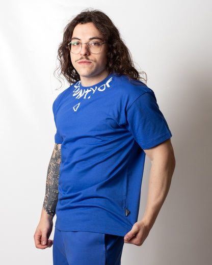 T-Shirt Marcelo Burlon con logo intorno al collo uomo