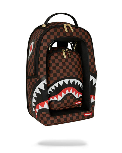 Zaino Sprayground marrone Sharks in a hole in paris  dlxsv backpack
