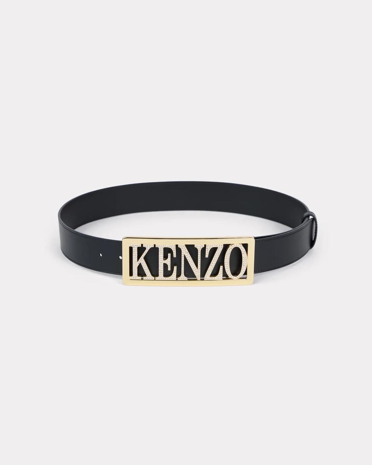 Cinta Kenzo "Large Logo Gold"
