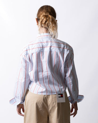 Camicia Tommy Jeans "Cropped Stripe" donna