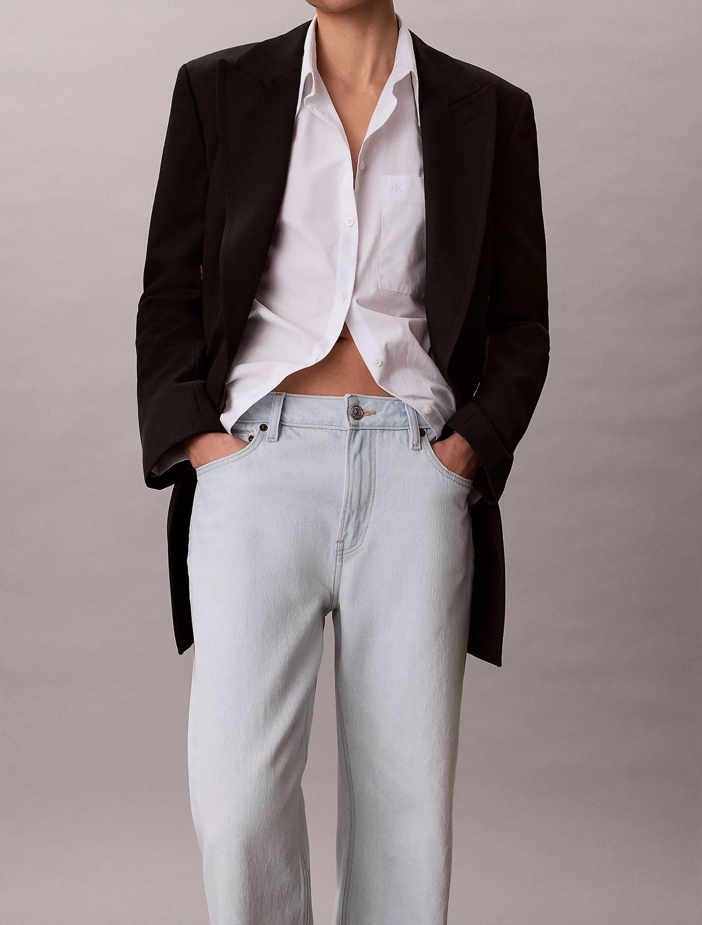 Jeans Calvin Klein 90s straight donna