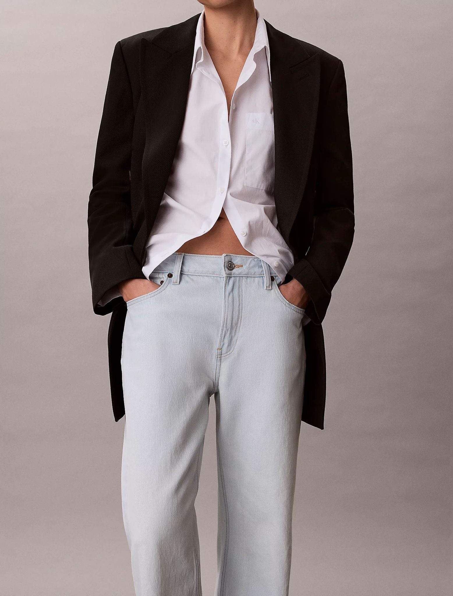 Jeans Calvin Klein 90s straight donna