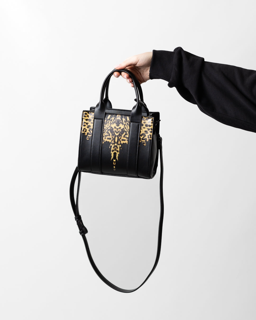 Borsa Marcelo Burlon tote "Icon Leopard" donna