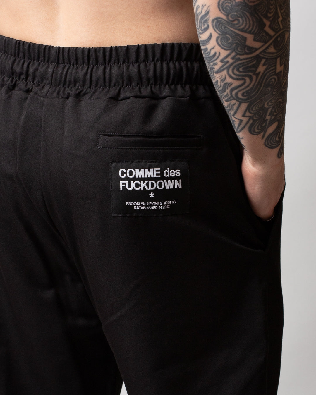 Pantalone Comme des Fuckdown straight in tessuto cotoniero uomo