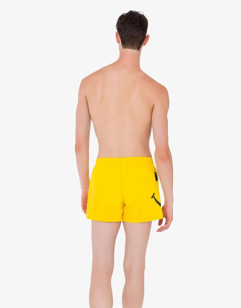 Boxer mare Moschino con stampa Smiley uomo