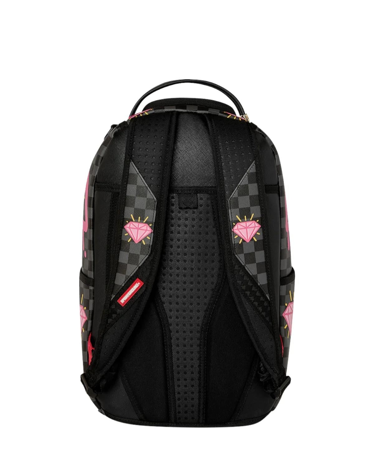 Zaino Sprayground nero "Pink Panther: drippy diamonds backpack"