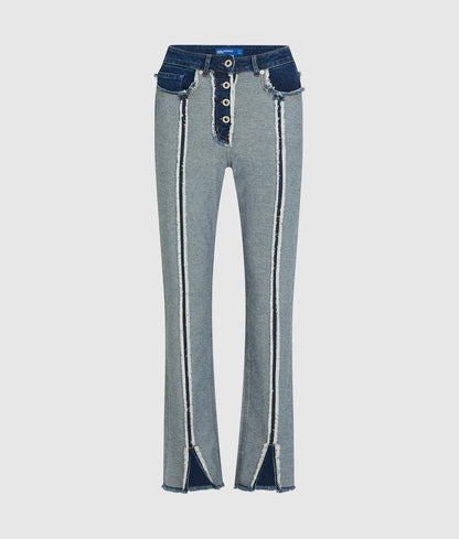 Jeans Karl Lagerfeld high rise straight donna