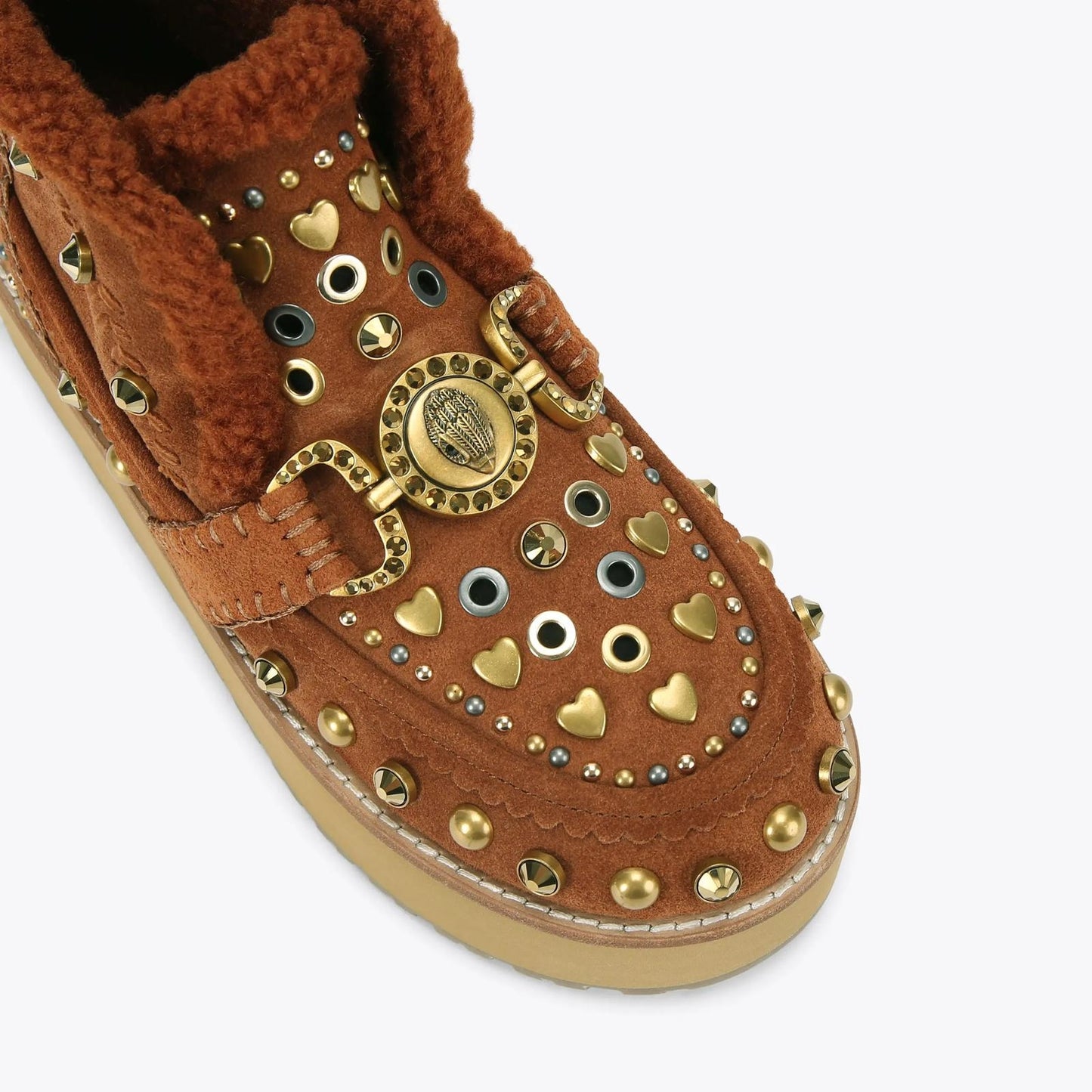 Stivaletto Kurt Geiger "Mansion Cosy brown" in suede donna