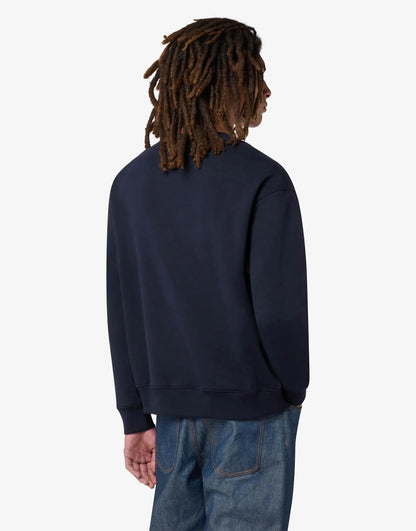 Felpa Moschino girocollo "Labels Embroidery" uomo