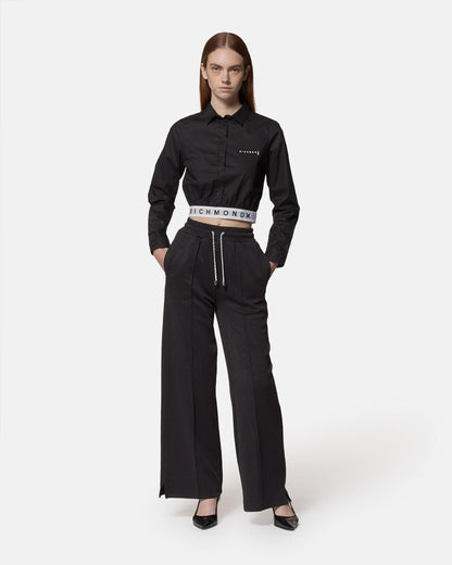 Camicia Richmond X cropped con fascia logata donna
