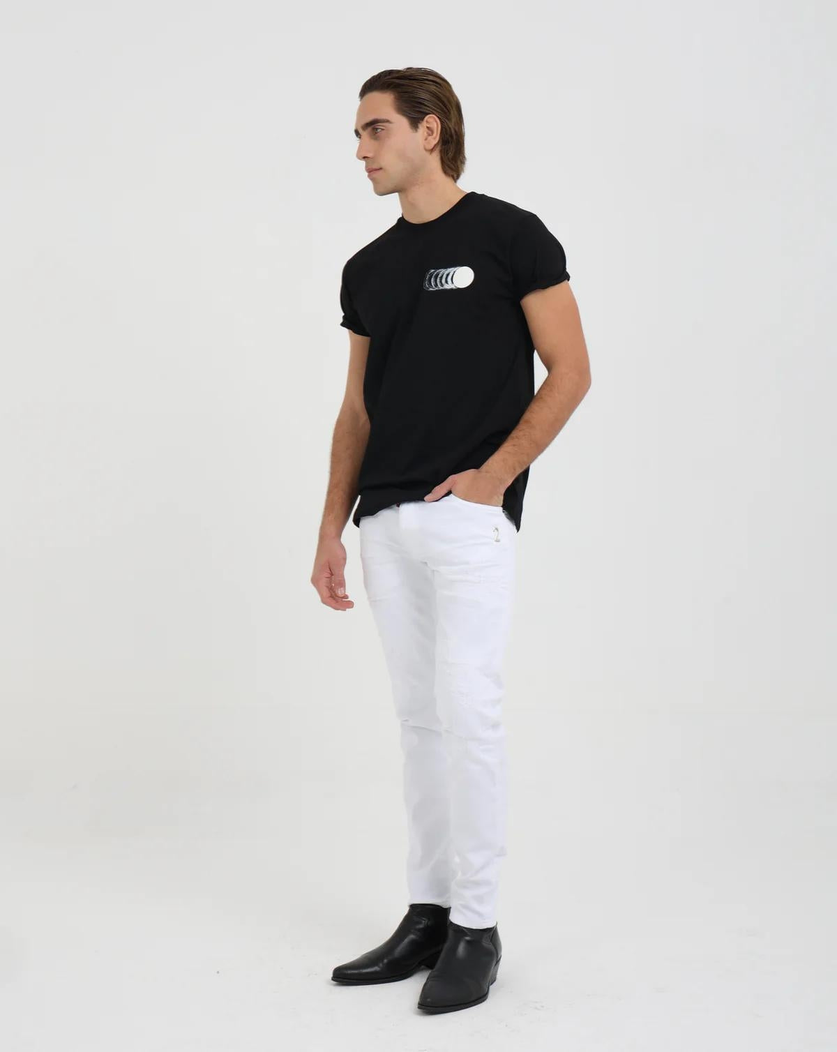 Jeans G2Firenze slim "Bull White" uomo