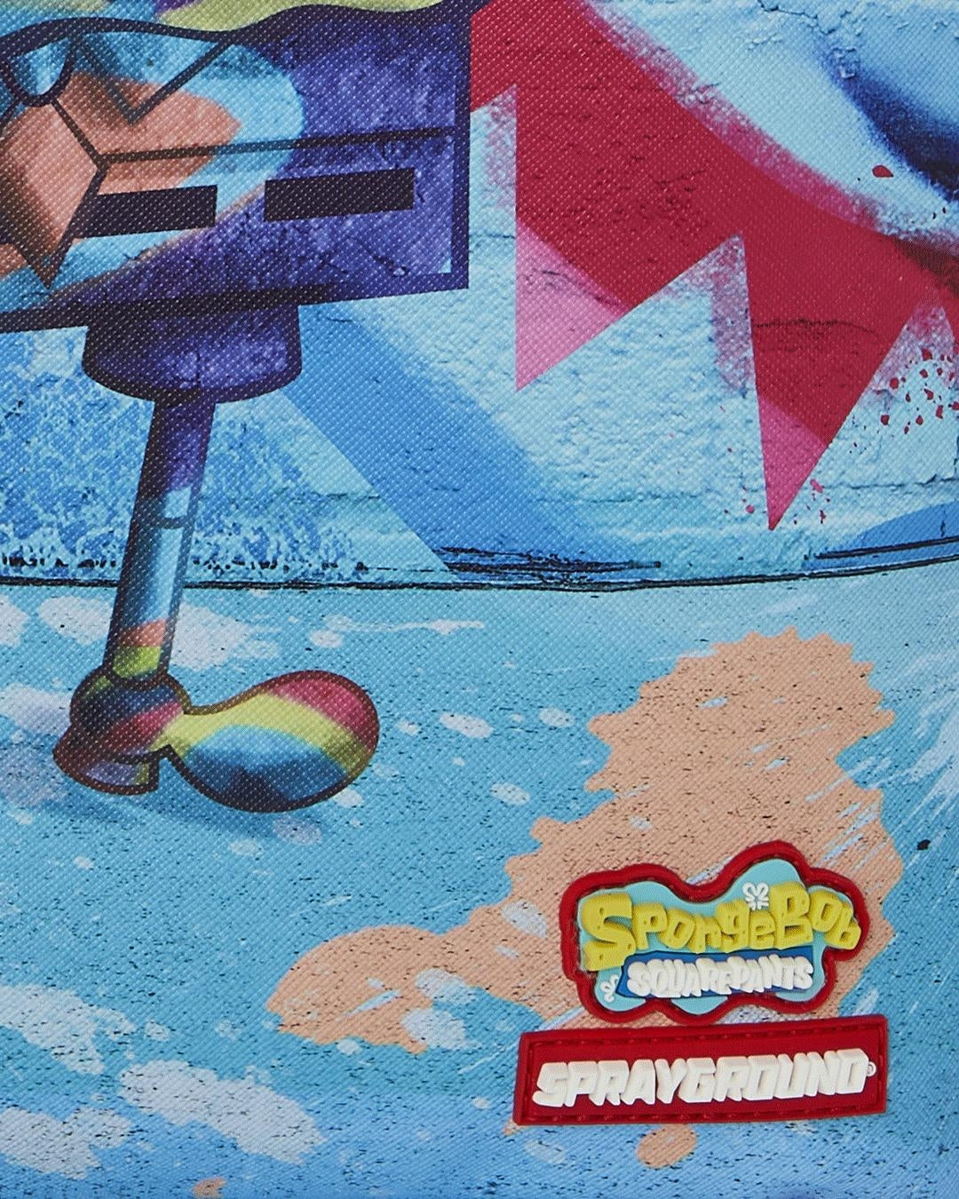 Zaino Sprayground celeste "PAINTED SPONGEBOB BACKPACK" dlxsv backpack