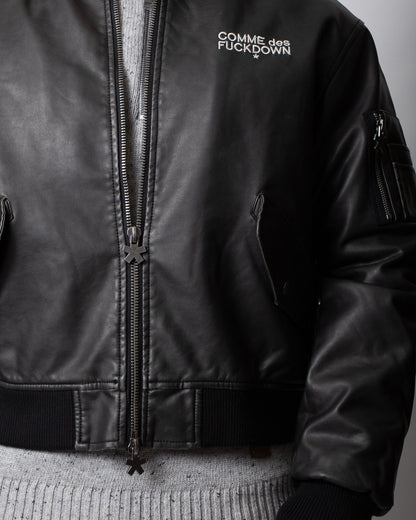 Giubbotto Comme des Fuckdown bomber in ecopelle uomo