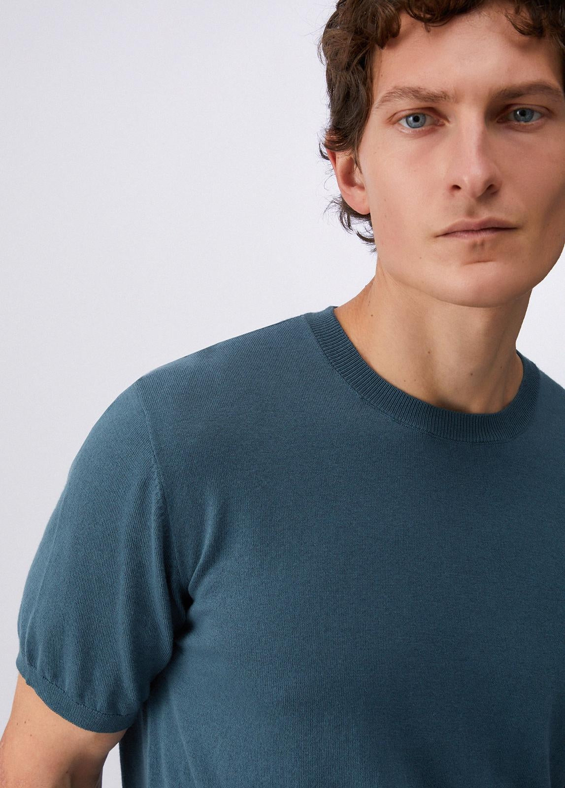 T-Shirt Liu Jo in maglia misto seta uomo