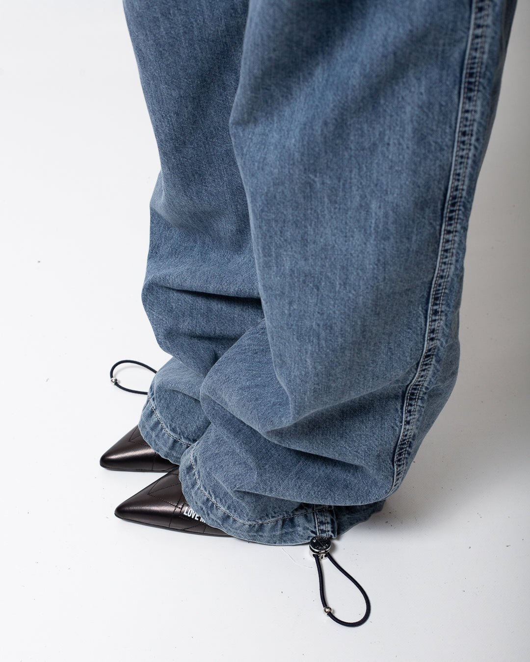 Pantalone Moschino Jeans cargo con coulisse donna
