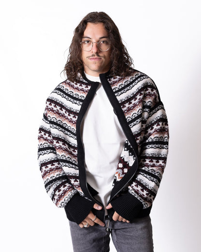 Maglia John Richmond full zip in lana