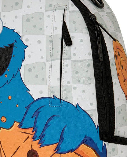 Zaino Sprayground bianco SESAME STREET COOKIE MONSTER SHARK BACKPACK