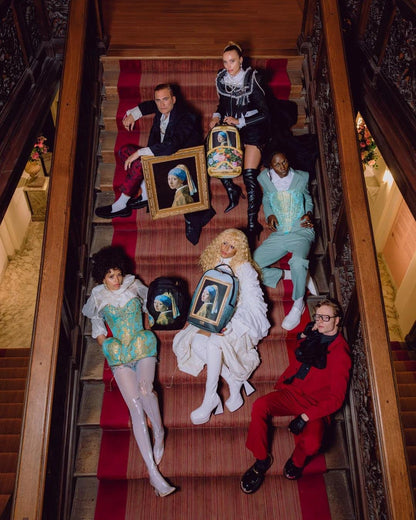 Zaino Sprayground nero MAURITSHUIS MUSEUM BACKPACK