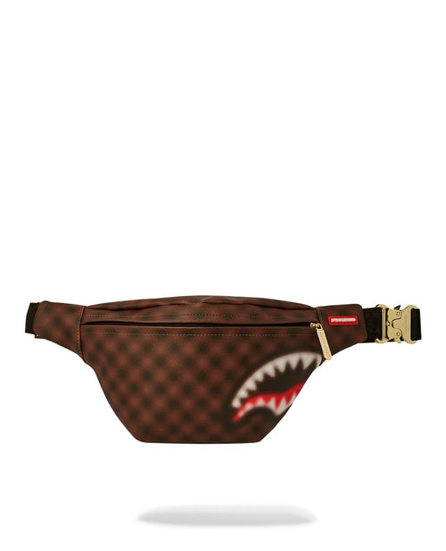 Marsupio Sprayground marrone shark in paris blur savvy crossbody