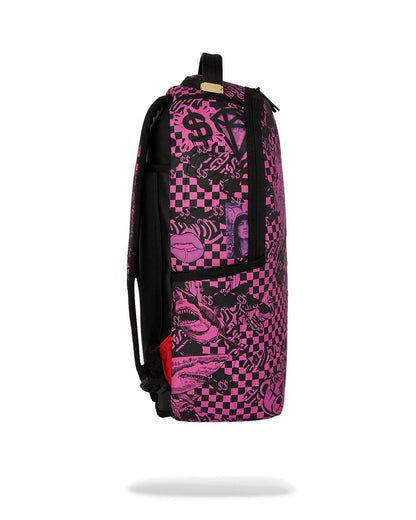 Zaino Sprayground fucsia "ORGANZA SHARK BACKPACK"