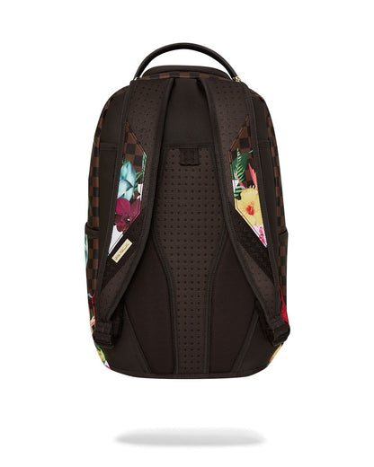 Zaino Sprayground marrone FLOWERING JUNGLE SHARK 2 BACKPACK