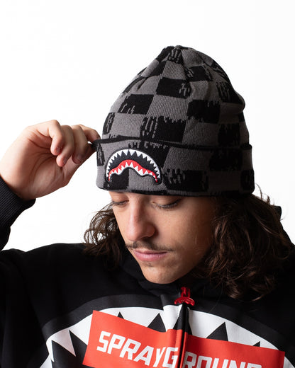Berretto Sprayground con fantasia a quadri