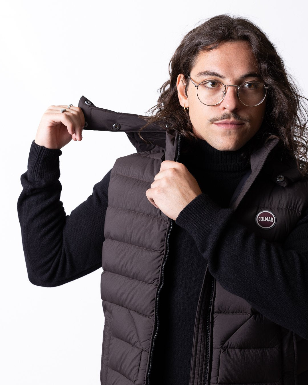 Gilet Colmar opaco con cappuccio staccabile uomo