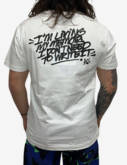 T-Shirt Karl Lagerfeld con stampa graffiti uomo