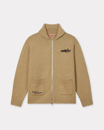 Cardigan Kenzo Paris "Futura" in lana uomo