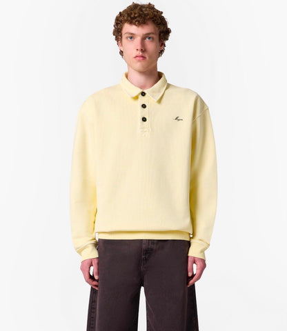 Felpa MSGM con colletto e logo ricamato