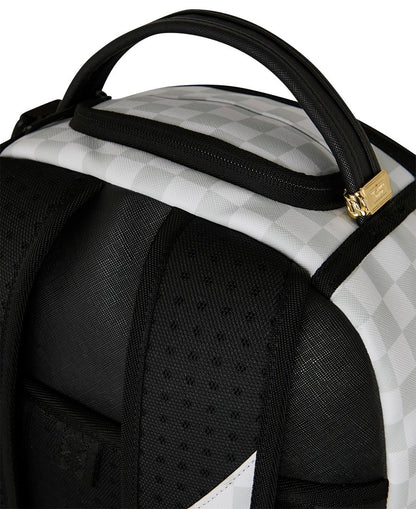 Zaino Sprayground bianco e fucsia 3D CHECK BACKPACK 