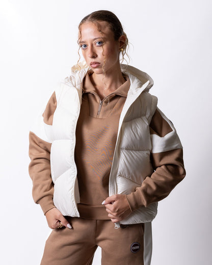 Gilet Colmar imbottito con cappuccio donna