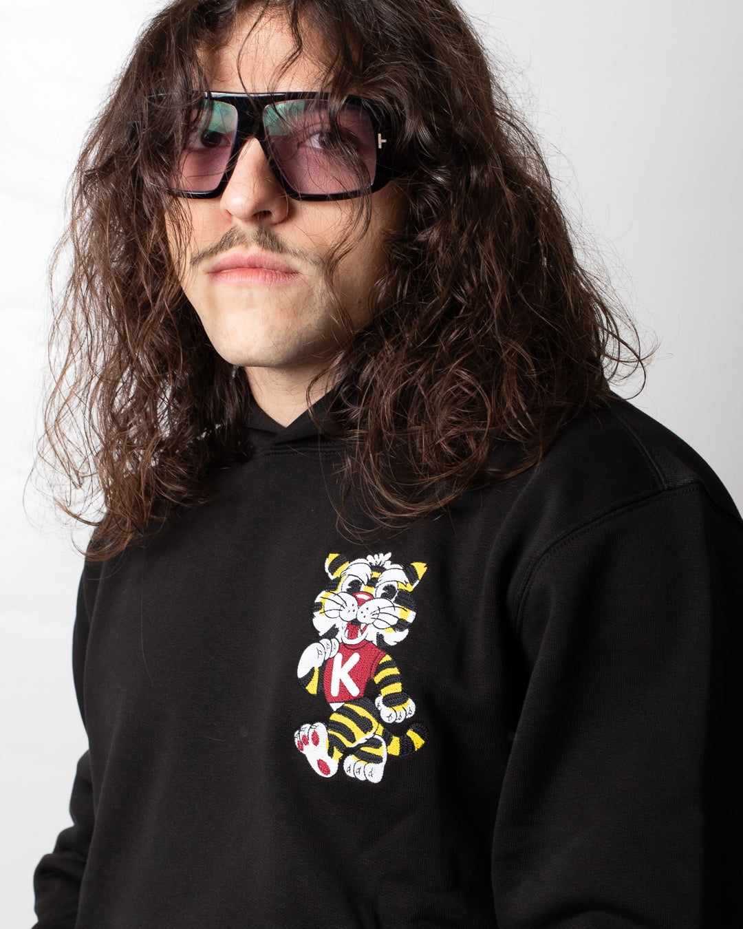 Felpa Kenzo con cappuccio "Wild Tiger" uomo