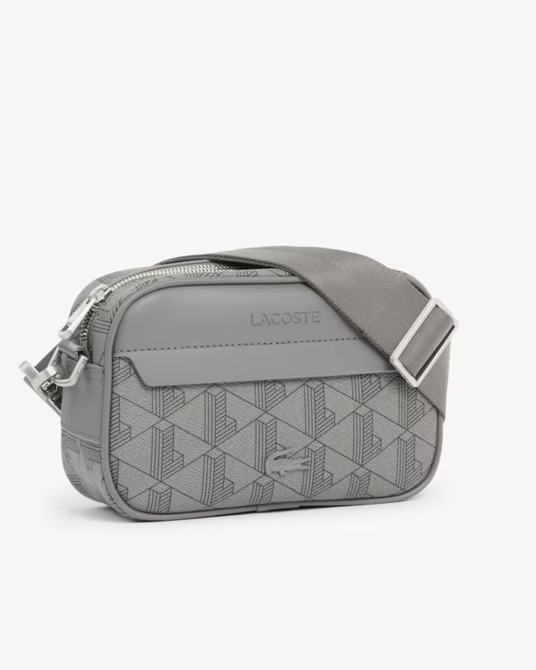 Tracolla Lacoste piccola "The Blend Monogram" con logo in metallo