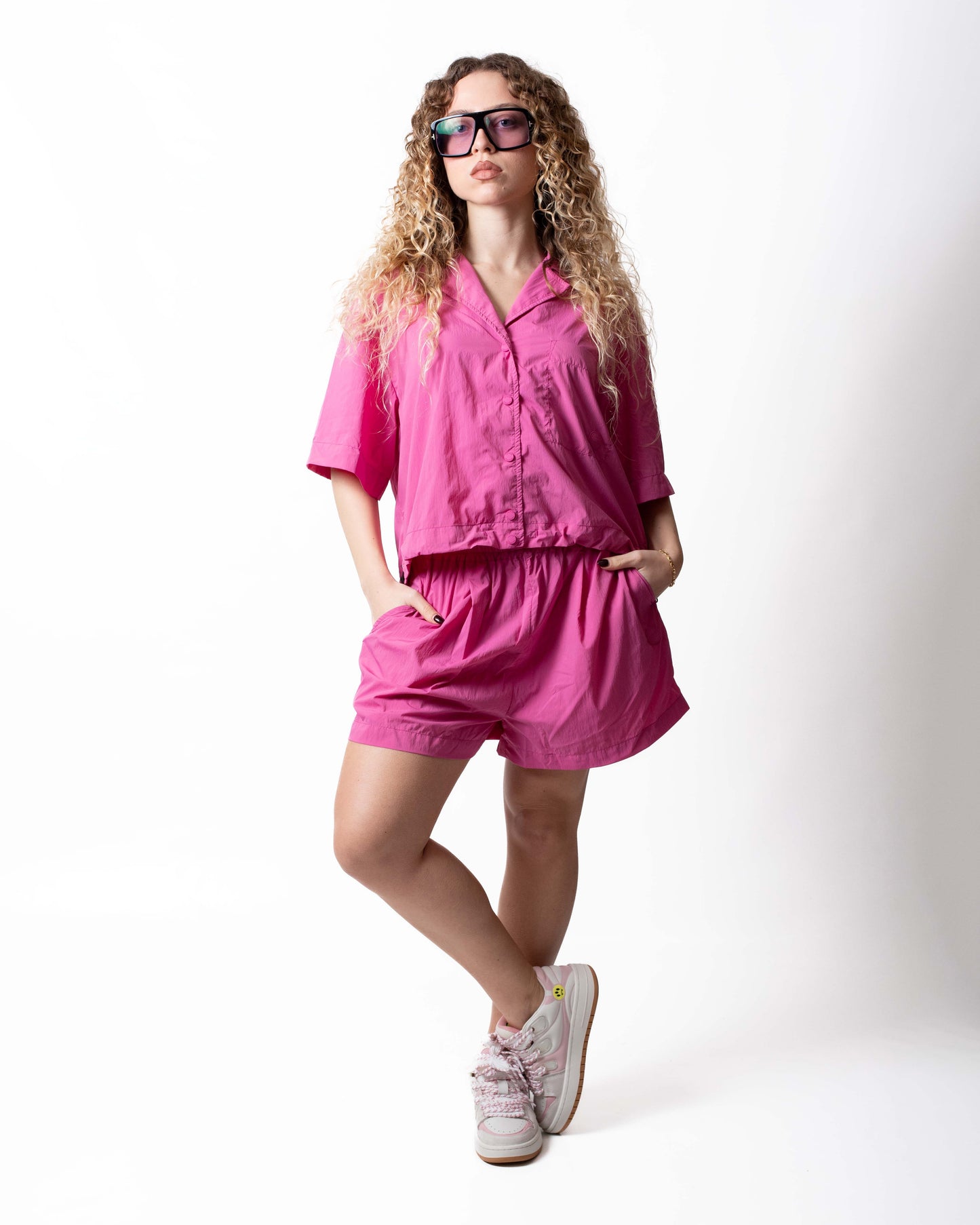 Camicia Colmar in nylon con coulisse donna
