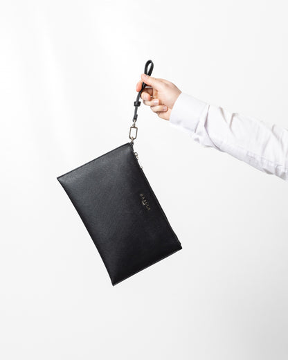 Pochette Gaelle in pelle saffiano