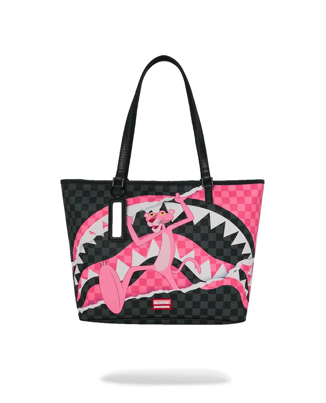 Borsa Sprayground nero PINK PANTHER ON THE RUN TOTE