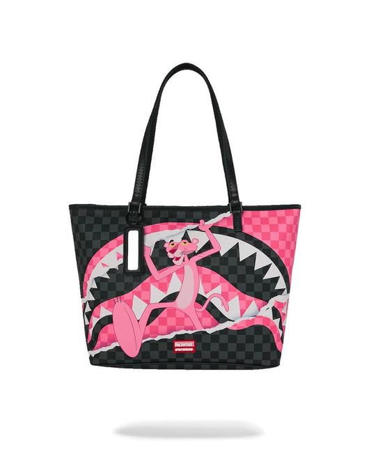 Borsa Sprayground nero PINK PANTHER ON THE RUN TOTE