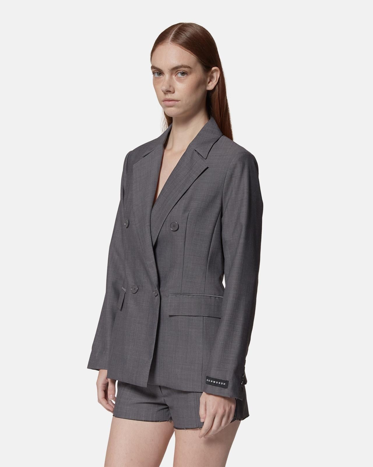 Giacca blazer Richmond X doppiopetto in misto lana donna
