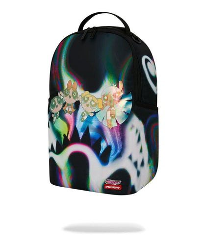 Zaino Sprayground nero POWERPUFF GIRLS RAINBOW HOLO SHARK BACKPACK