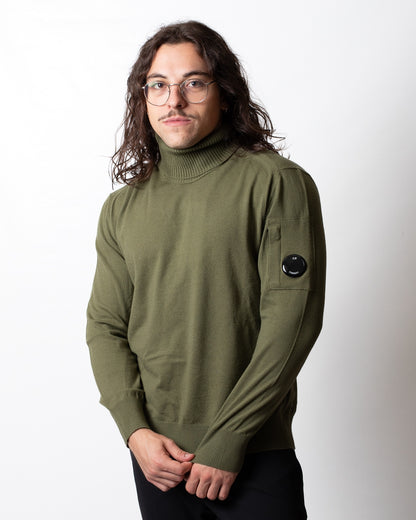 Maglia C.P. Company dolcevita in misto lana uomo
