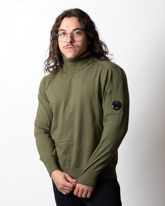 Maglia C.P. Company dolcevita in misto lana uomo